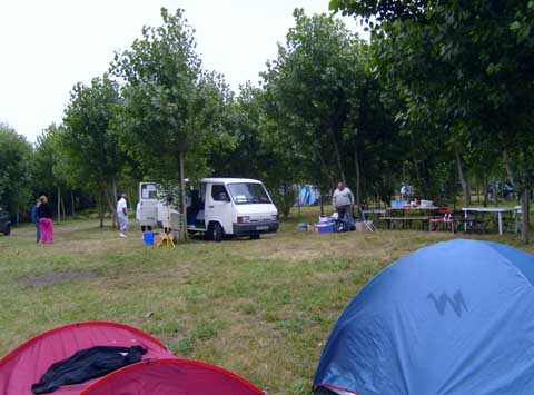 Dimanche, au Camping de Berck